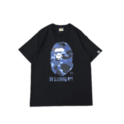 T-SHIRT BAPE - BLACK/WHITE