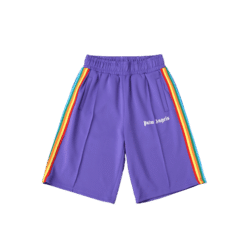 SHORTS PALM  - PURPLE/RAINBOW