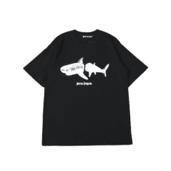 T-SHIRT PALM ANGLS SHARK - BLACK