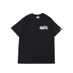 T-SHIRT BAPE - BLACK/WHITE