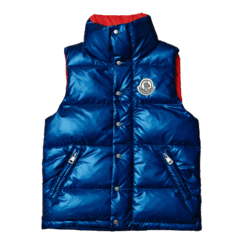 MONCLR GILET - BLUE/RED