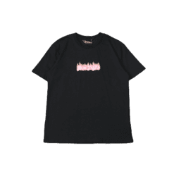 T-SHIRT PALM ANGLS FLAME - BLACK