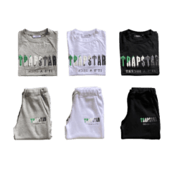 SHORT SUIT ICE GREEN - BLACK/GREY/WHITE