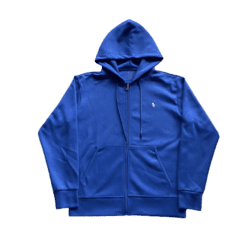 POLO HOODIE - BLUE