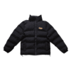 PUFFER HYPERDRIVE ORANGE LOGO - BLACK