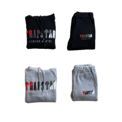 TRACKSUIT - RED CHENILLE DECODED BLACK/GREY
