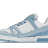 LV - TRAINER LOW WHITE SKY BLUE