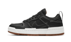 DUNK L - DISRUPT BLACK WHITE GUM