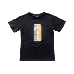 T T-SHIRT - YELLOW/GREY