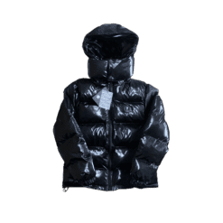 T JACKET - GLOSSY BLACK
