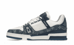 LV - TRAINER MONOGRAM DENIM WHITE BLUE