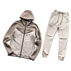 TECH FLEECE - BAIGE/WHITE