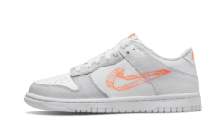 DUNK L - 3D SHOOSH WHITE GREY