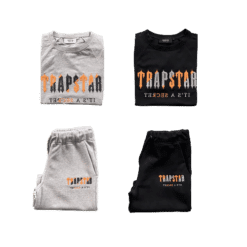 T SHORT TRACKSUIT - ORANGE