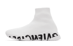 BLG - SPEED GRAFFITI TRAINERS WHITE BLACK