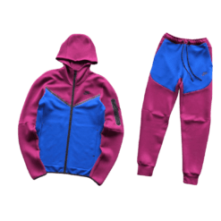 TECH FLEECE - BORDEAUX/BLUE