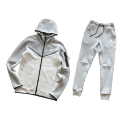 TECH FLEECE - GREY/WHITE