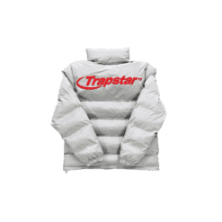PUFFER HYPERDRIVE HOOD - LIGHT GREY/ORANGE
