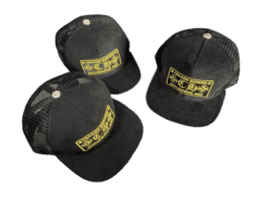CAP CH BLACK/YELLOW