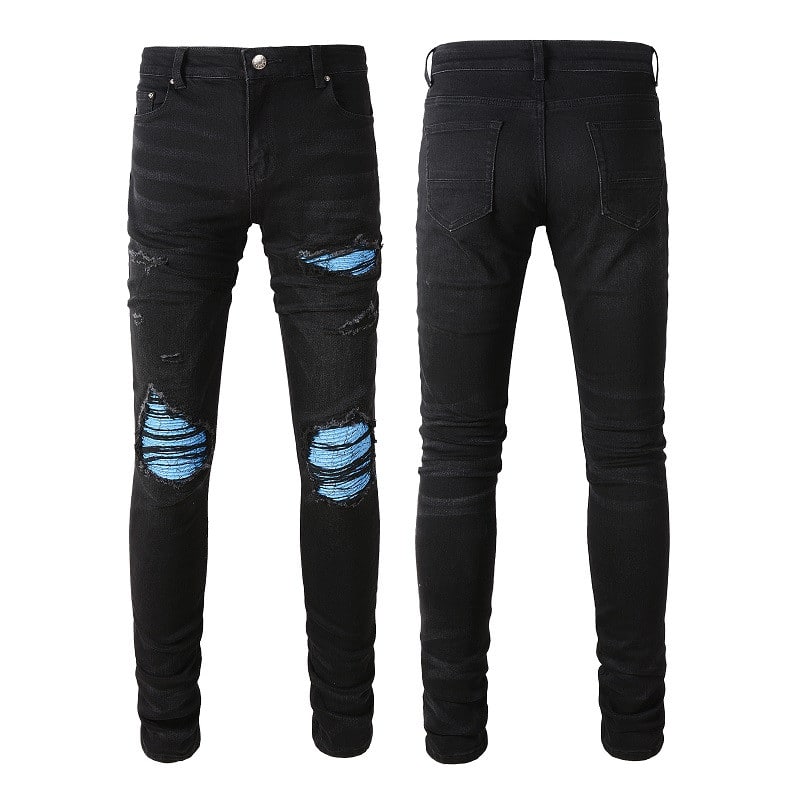 JEANS - BLACK/BLUE
