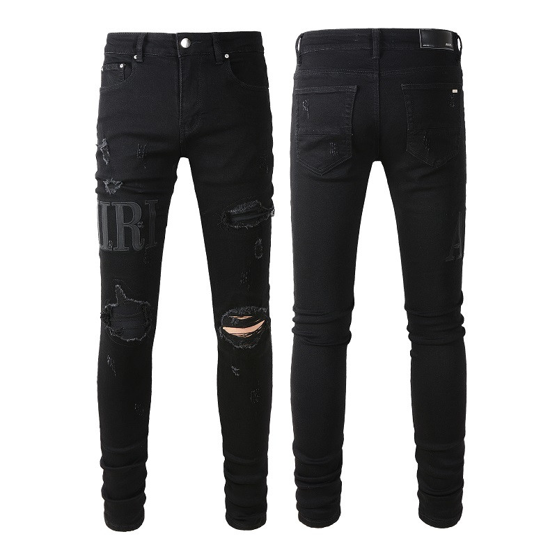 JEANS - BLACK LOGO3