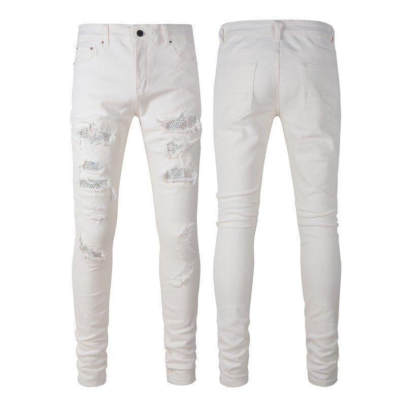 JEANS - WHITE DIAMONDS