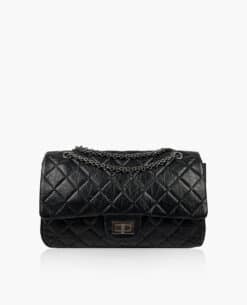 Chanel Aged Calfskin Quilted 2.55 Reissue Flap Bag Black