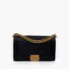 Chanel Boy Old Medium Black Lambskin GHW