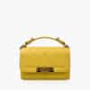 Chanel Click Label Quilted Yellow Small Bag