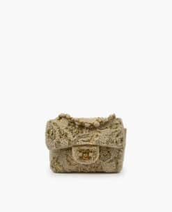 Chanel Mini Square Tweed Embroidery Sequins GBHW