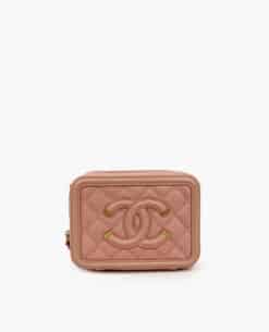 Chanel Mini Vanity Bag Pink Caviar Bag