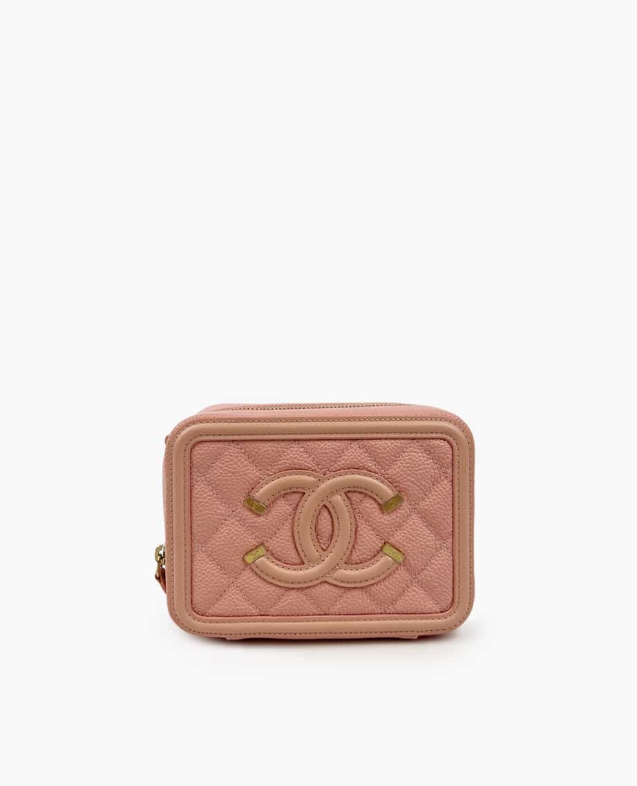 Chanel Mini Vanity Bag Pink Caviar Bag