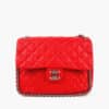 Chanel Red Chain Around Maxi Flap Bag