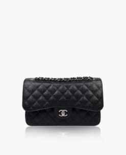 Chanel Timeless Jumbo Double Flap Black Caviar SHW