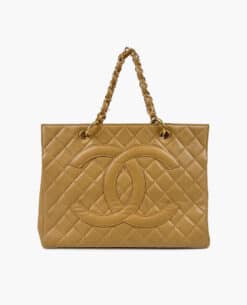 Chanel Vintage GST Tote Beige GHW