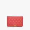 Chanel WOC Coral Pink Caviar GHW The Boy Lock