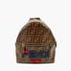 Fendi Brown Mini Fendi Mania Backpack