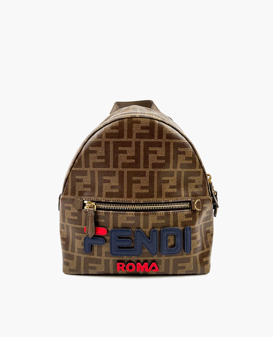 Fendi Brown Mini Fendi Mania Backpack