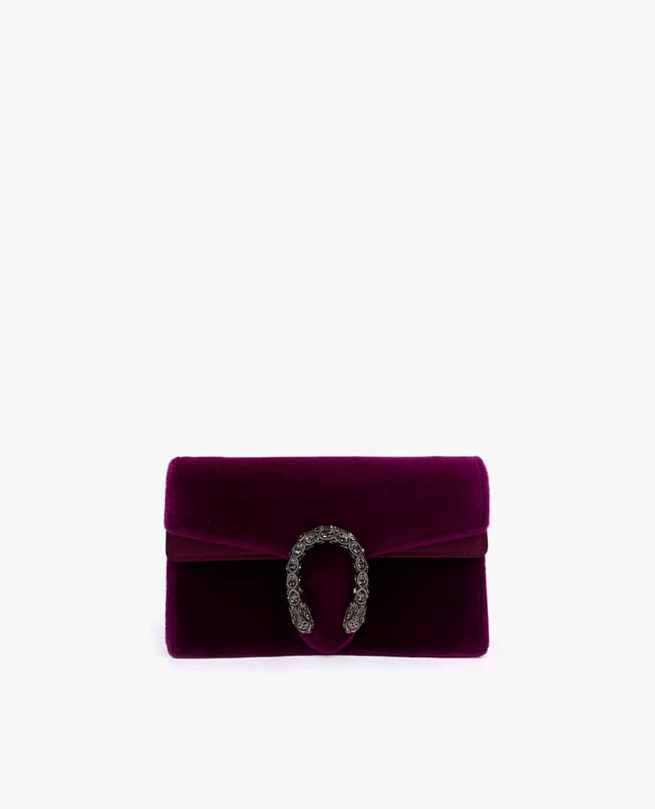 Gucci Dionysus Velvet Purple Super Mini Bag