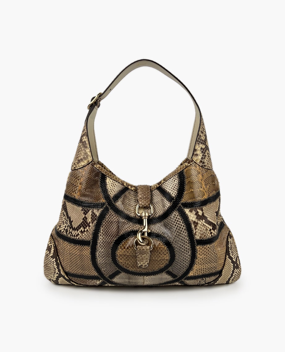 Gucci Jackie 1961 Python Shoulder Bag