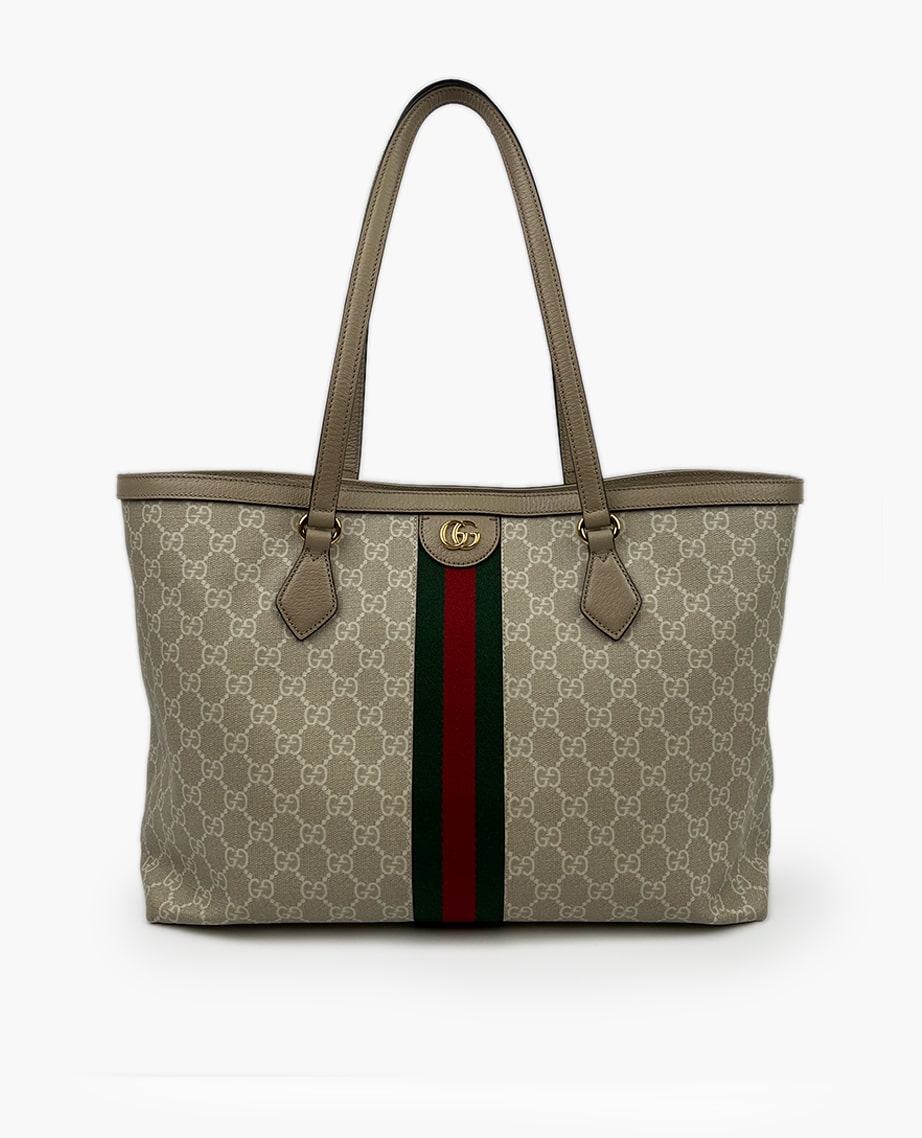 Gucci Ophidia GG Medium Tote Bag Beige