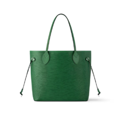 Never Full MM Green Epi Leather