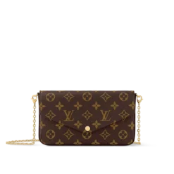 Louis Vuitton Felicie Pouch - Brown