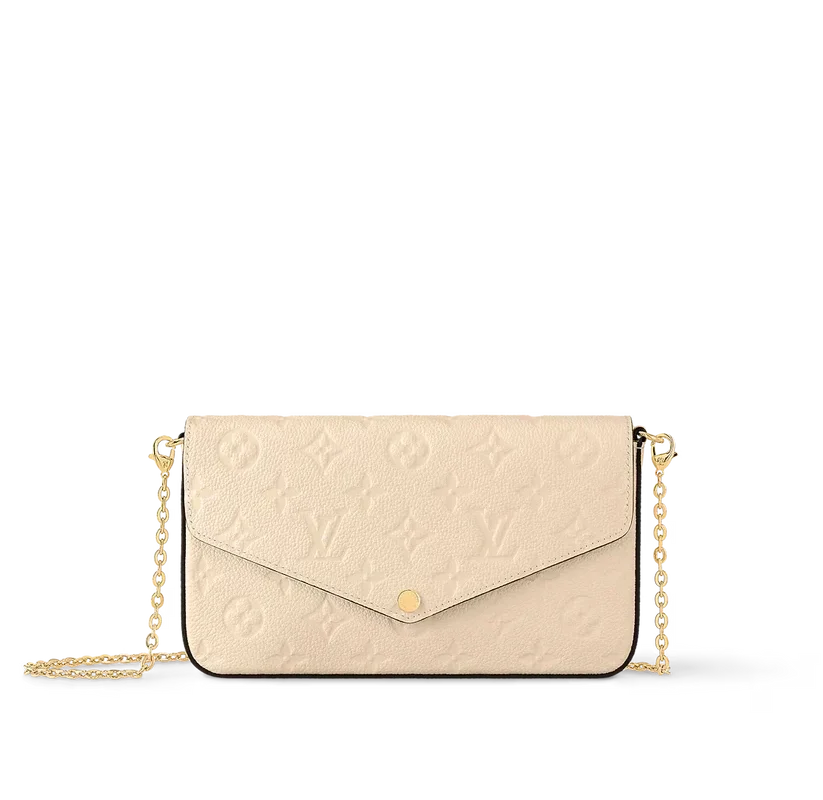 Louis Vuitton Felicie Pouch - Cream