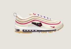 Nike Air Max 97 SE "Air Sprung" SESAME / ELECTRO PURPLE / COCONUT MILK / RUSH Pink