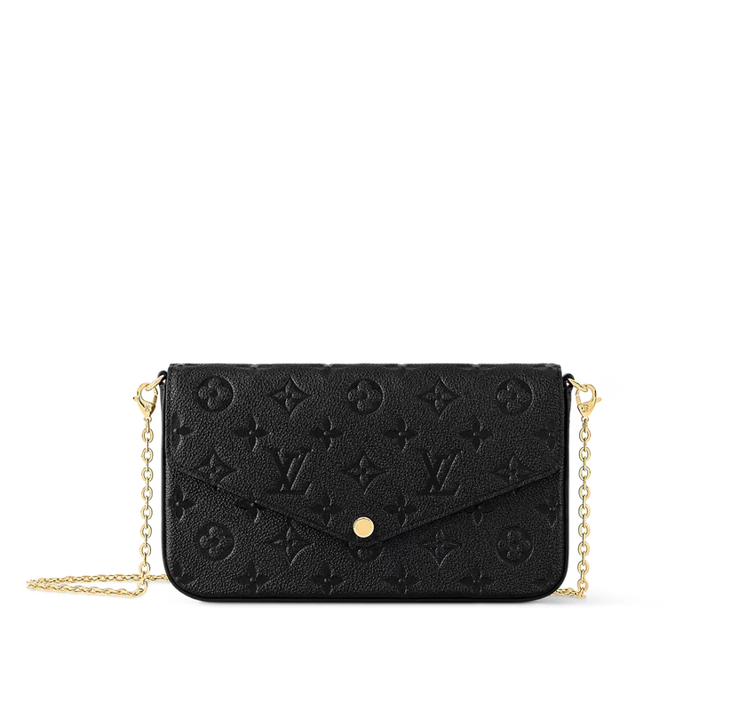 Louis Vuitton Felicie Pouch - Black