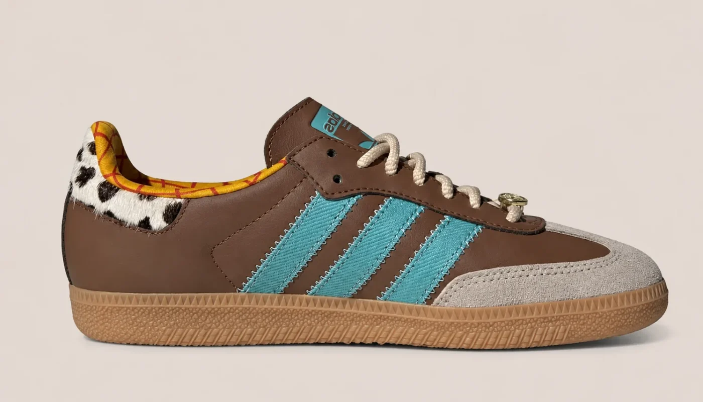 Adidas Samba OG x Toy Story 'Woody' - Brown & Turquoise