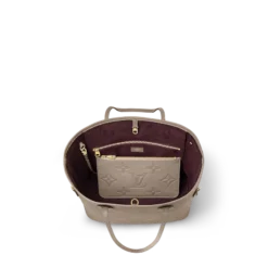Louis Vuitton Neverfull MM - Monogram Empreinte Leather - Turtledove
