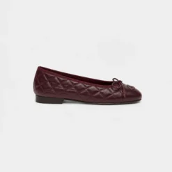 Chanel Ballet Flats - Burgundy