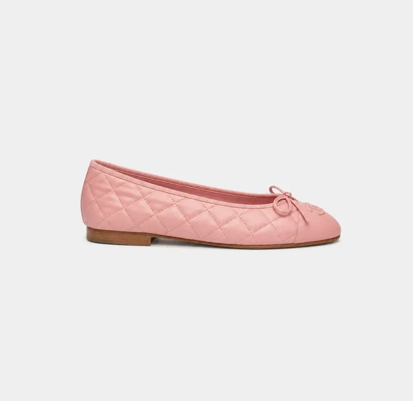 Chanel Ballet Flats - Baby Pink